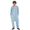 Snuggs Blanket Onesie Light Blue Watermelon Pixels